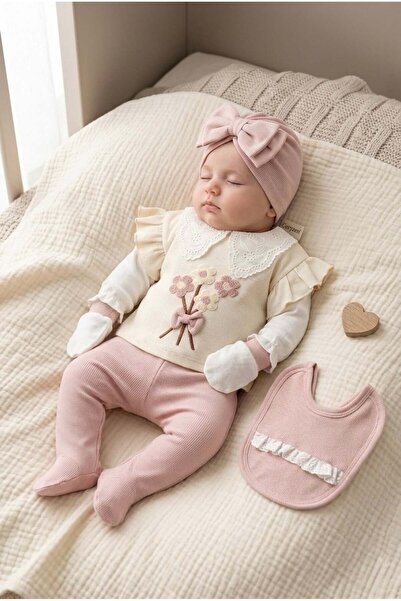 ZEYNUKO طقم ملابس داخلية للفتيات الصغيرات من الدانتيل المزين بالزهور 100% قطن...