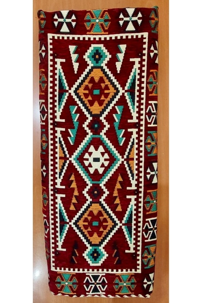 Algelsineve Sünger Dolgulu Şark Köşesi Yastığı veya Minderi 55x55 Bordo