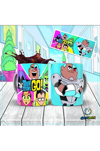 Ghostbastır Design Teen Titans Go Mug Cup |   Single Piece K0431