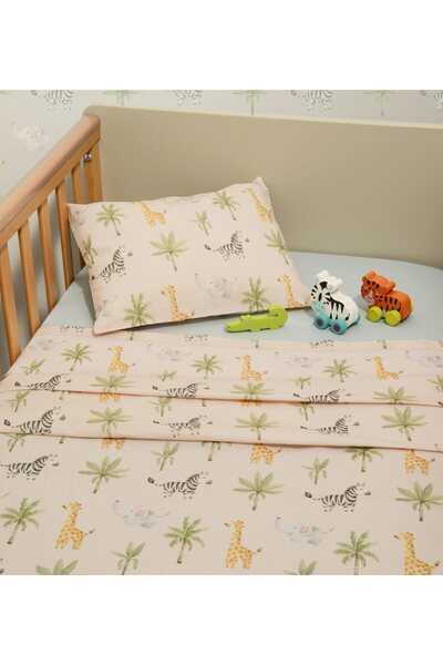Oliver Baby Σετ σεντονιών κούνιας 3 τεμαχίων 110x170 με ελαστικό Des.425