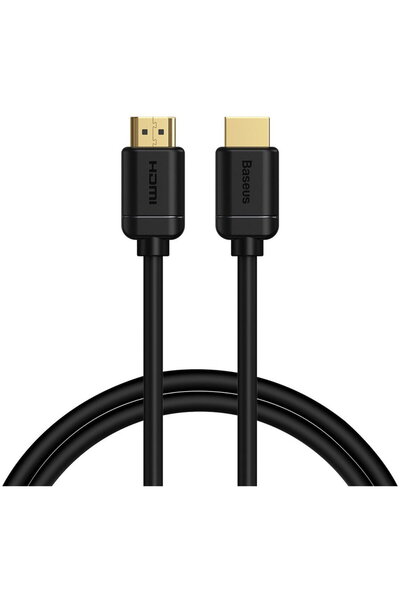 Baseus 2x Cablu HDMI 2.0 4K 60Hz, 3D, HDR, 18Gbps, 1m (negru)