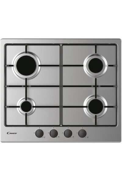 Candy Incorporabila CM6PBRX/4U2,Gaz, 4 arzatoare, 60 cm, Inox