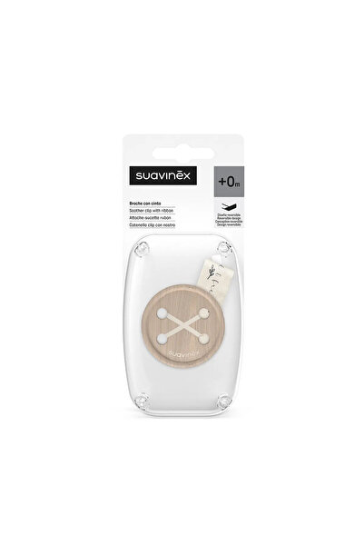 Suavinex Lanțișor pentru suzetă cu panglică Birdies - 3 culori disponibile