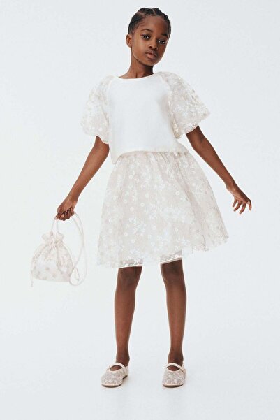 H&M Puff-sleeved blouse