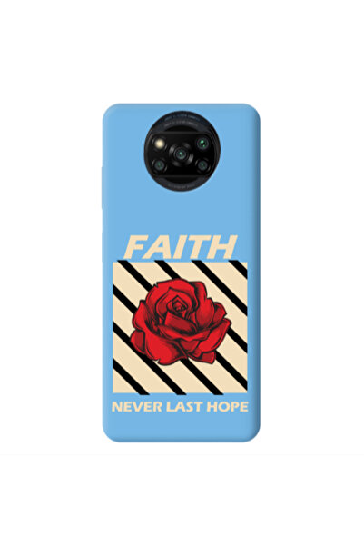Other Xiaomi Poco X3 /X3 Pro Faith Never Last Hope Blue Colored Silicone TPU ...