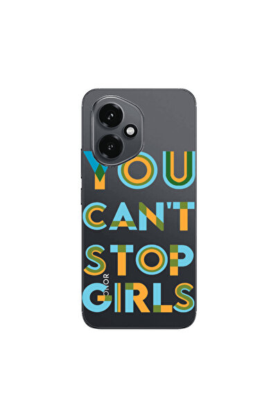 Other Honor Magic 400 You Cant Stop Girls Transparent Silicone TPU Θήκη