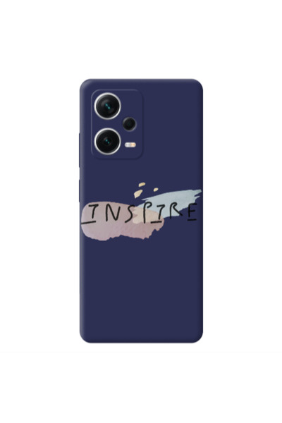 Other Xiaomi Poco X5 Inspire Dark blue Colored Silicone TPU Θήκη