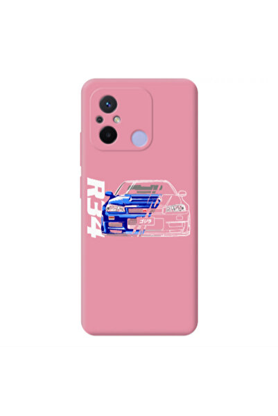Other Xiaomi Redmi 12C Blue R34 Pink Colored Silicone TPU Θήκη
