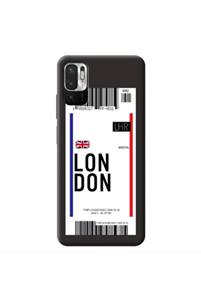 Other Xiaomi Redmi Note 10 Pro 5G London Arrival Black Colored Silicone TPU Θήκη