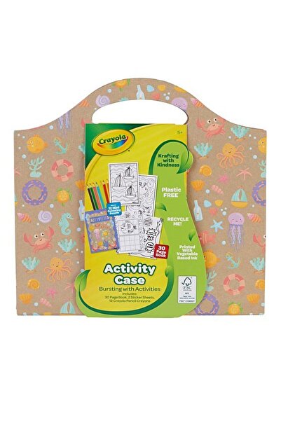 Crayola Activity Craft Case – Art Supplies & Creative Fun for Kids Ages 5+