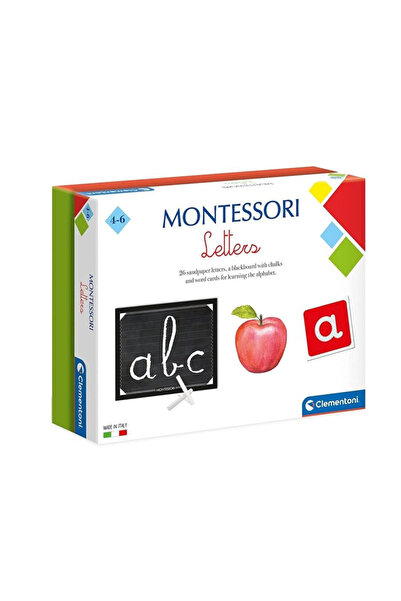 CLEMENTONI Joc educativ, Montessori - Litere, 4-6 ani