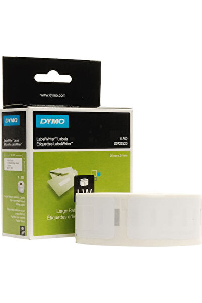 Dymo 11352 550 Αυτοκόλλητες Ρολά Ετικετών για Εκτυπωτή Ετικετών 54x25mm 1 τεμ...
