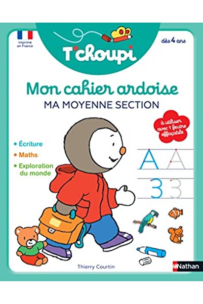 NATHAN Tchoupi Mon Cahier Ardoise Ma Moyenne Section