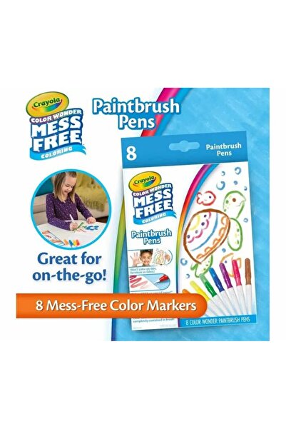 Crayola أقلام تلوين كولور ووندر |   8 أقلام لا تسبب فوضى للأطفال من عمر 3 سنو...