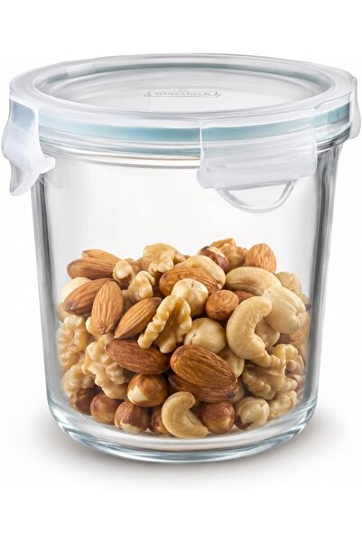Glasslock Glass Food Storage Container 720ml, Tall Airtight Glass Canister BP...