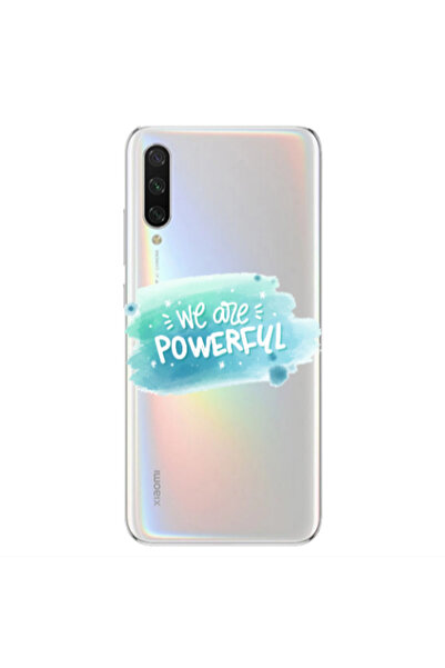 Other Xiaomi Mi 9 Lite We are Powerful Transparent Silicone TPU Θήκη