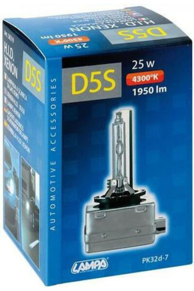 Lampa Λάμπες Αυτοκινήτου D5S / PK32d-7 Ξένον 4300K Λευκό 12-24V 25W 1 τεμάχιο