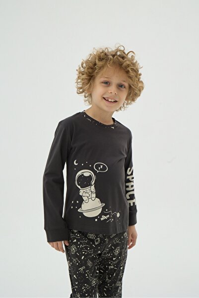 ZEYZEY 8716 Men's Printed Pajama Set Waiter