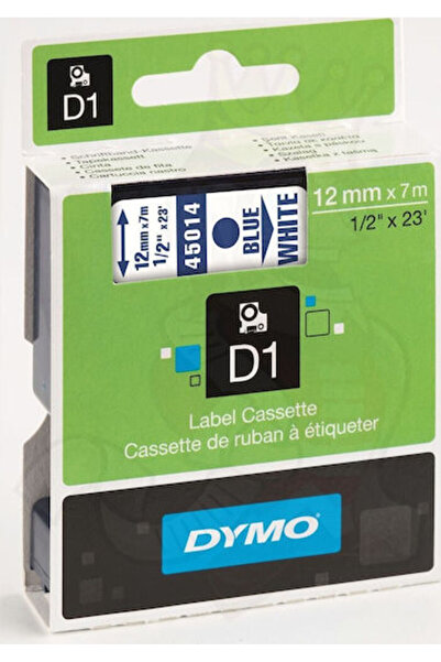 Dymo 45014 Ταινία εκτυπωτή ετικετών 7μ x 12χιλ. Λευκό Κωδικός: S0720540