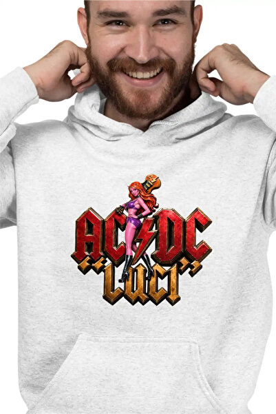 OEM AC/DC Εμπορεύματα Luci ACDC Ανδρικό Φούτερ με Κουκούλα