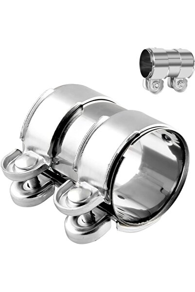 OEM Colier de eșapament, 35 x 95 mm, din oțel inoxidabil, cu dublă prindere, ...