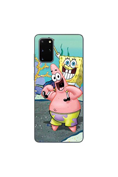 OEM Husa compatibila cu Samsung Galaxy S20 Plus Silicon Gel Tpu Model Spongebob