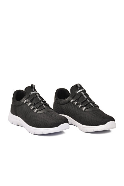 WALKWAY 26107 Large Size Black-White Men's Sports Shoes