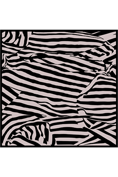 Aker Beige 90X90 Silk Twill Scarf
