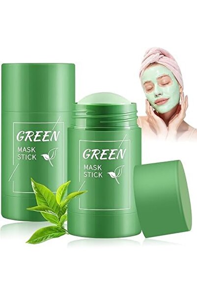 jaysuing 2-Pcs Green Tea Mask Stick, Moisturized face, Deep Clean Clay Facial...