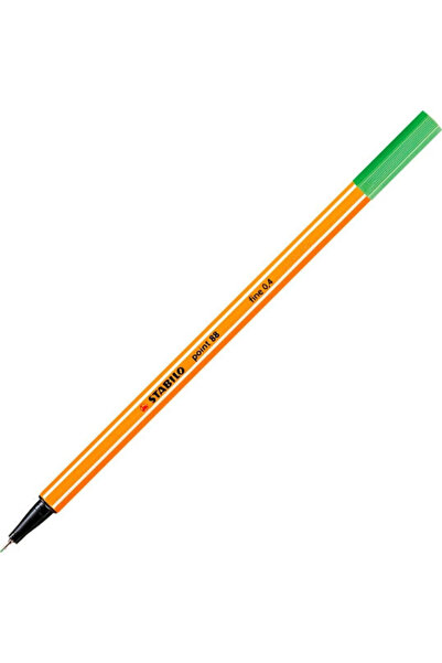 Stabilo Μαρκαδόροι Point 88 Design 0.4mm Πράσινο 10 τεμάχια