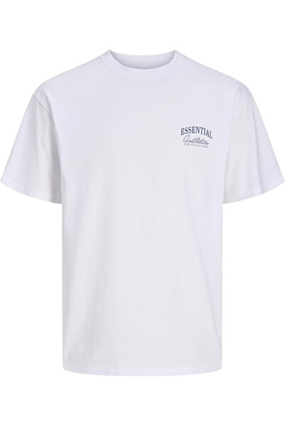 Jack & Jones JACK &JONES Βιολογικό Χαλαρό Μπλουζάκι Studio SN - 12299416-Λαμπ...