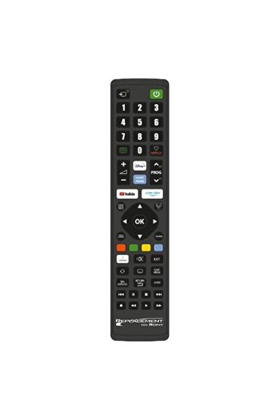 OEM K-JL1717 Universal Remote Control Compatible with Sony TV (Black)