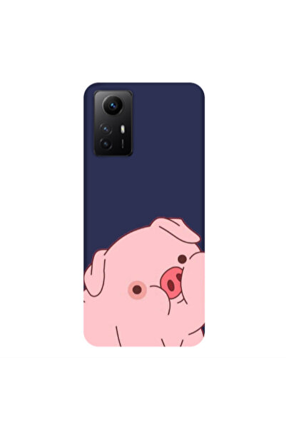 Other Xiaomi Redmi Note 12s Piggy 1 Dark blue Colored Silicone TPU Θήκη