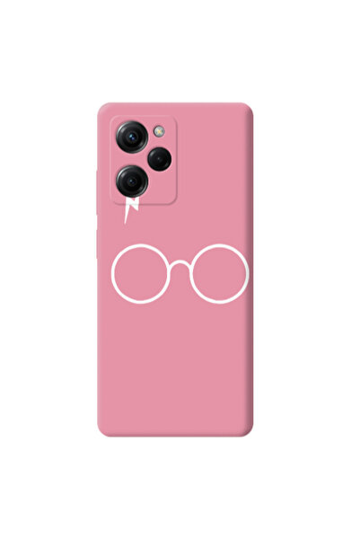 Other Xiaomi Poco X5 Pro glasses Pink Colored Silicone TPU Θήκη