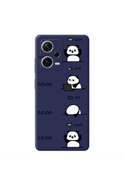 Other Xiaomi Poco X5 My situation at work Dark blue Colored Silicone TPU Θήκη