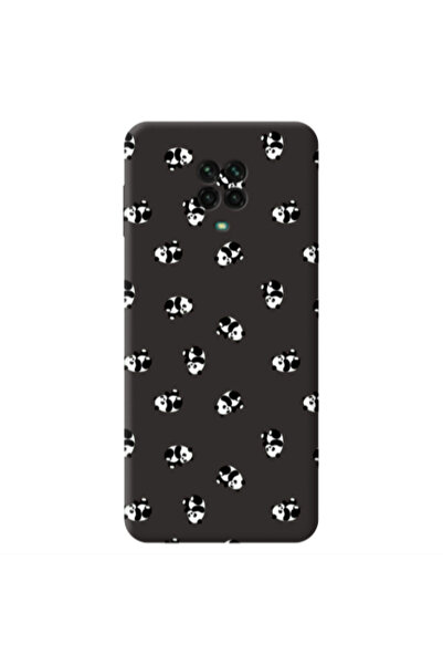 Other Xiaomi Redmi Note 9 Pro Small Pandas Black Colored Silicone TPU Θήκη