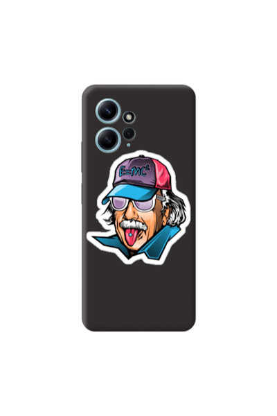 Other Xiaomi Redmi Note 12 4G Einstein Black Colored Silicone TPU Θήκη