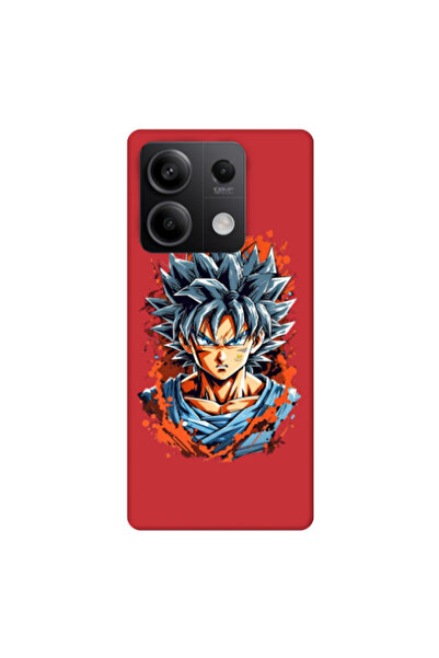 Other Xiaomi Redmi Note 13 5G Anime Goku Red Colored Silicone TPU Θήκη