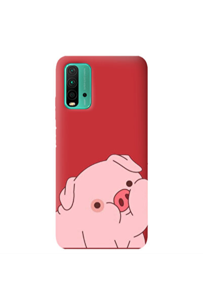 Other Xiaomi Poco M3 Piggy 1 Red Colored Silicone TPU Θήκη