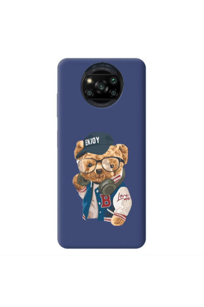 Other Xiaomi Poco X3 /X3 Pro Enjoy Dark blue Colored Silicone TPU Θήκη