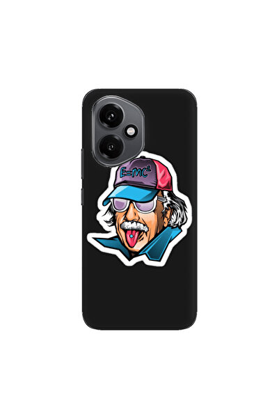 Other Honor Magic 400 Einstein Black Colored Silicone TPU Θήκη