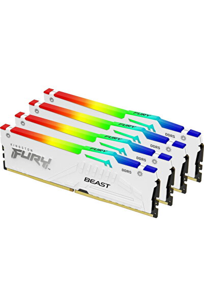 Kingston Kit memorie Fury Beast RGB Intel XMP 3.0, 128GB, DDR5-5600MHz, CL40,...