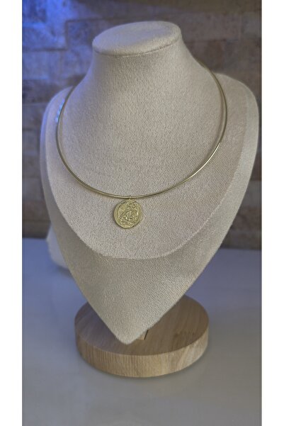 VOBEEYKU Special Series Round Sequin Choker Necklace