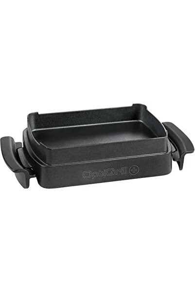 TEFAL XA7258 OptiGrill Backschale Snacking & Baking edelstahl / schwarz