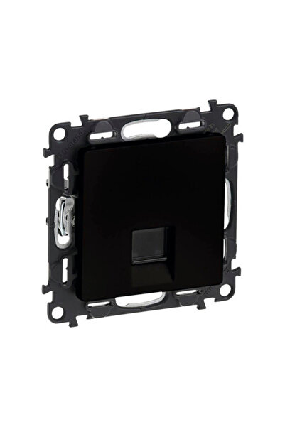 OEM Legrand Valena Life CAT6 απλή υποδοχή δεδομένων RJ45, μαύρο ματ