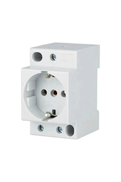 OEM Priză simplă cu împământare Eaton pentru tablou electric cu șină 16A 250V AC