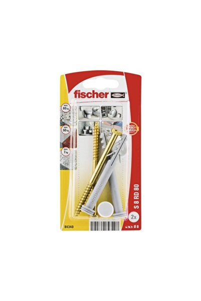 OEM Set de montaj vas WC Fischer S8RD80 K NV Ø8mm, 2 piese
