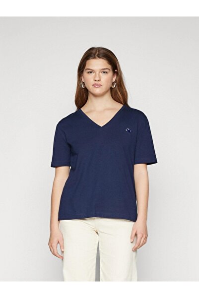 Lacoste LIVE Lacoste v-neck t-shirt organic cotton