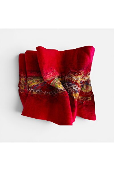 Özgüneş4c Gülüşün Rengi El Yapımı %100 Doğal Yün Keçe & İpek Atkı 180x25-35 c...