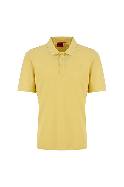 HUGO Sarı Erkek Regular Fit Polo T-Shirt